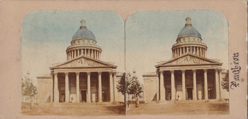Paris Pantheon 1862 handcoloriert