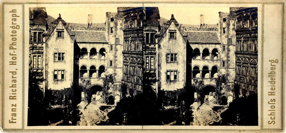 1866 Franz Richard Schloss Heidelberg