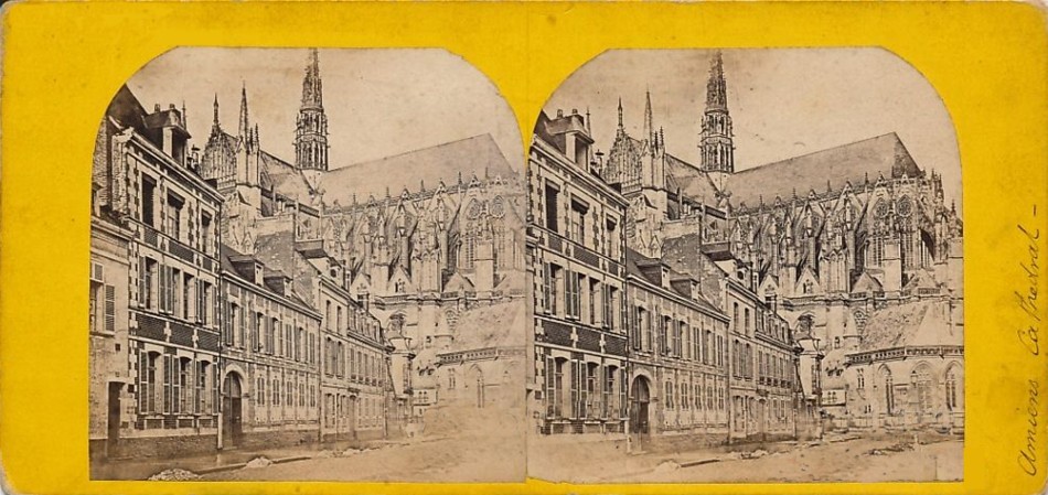3D 1870 Amiens Cathedrale